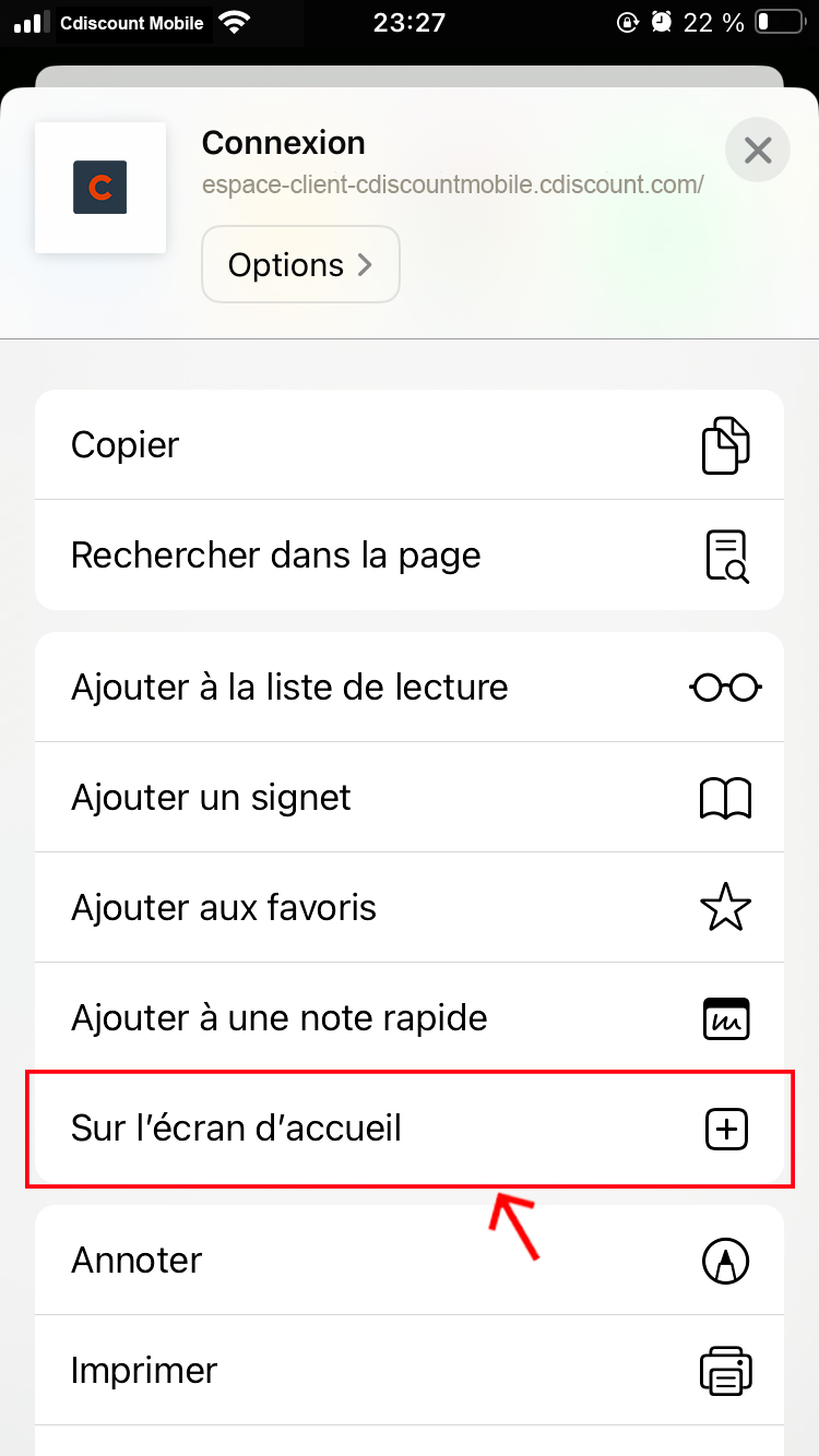 Ajouter Un Raccourci Votre Espace Client Sur L cran D accueil De Ajouter Un Raccourci Votre Espace Client Sur L cran D accueil De